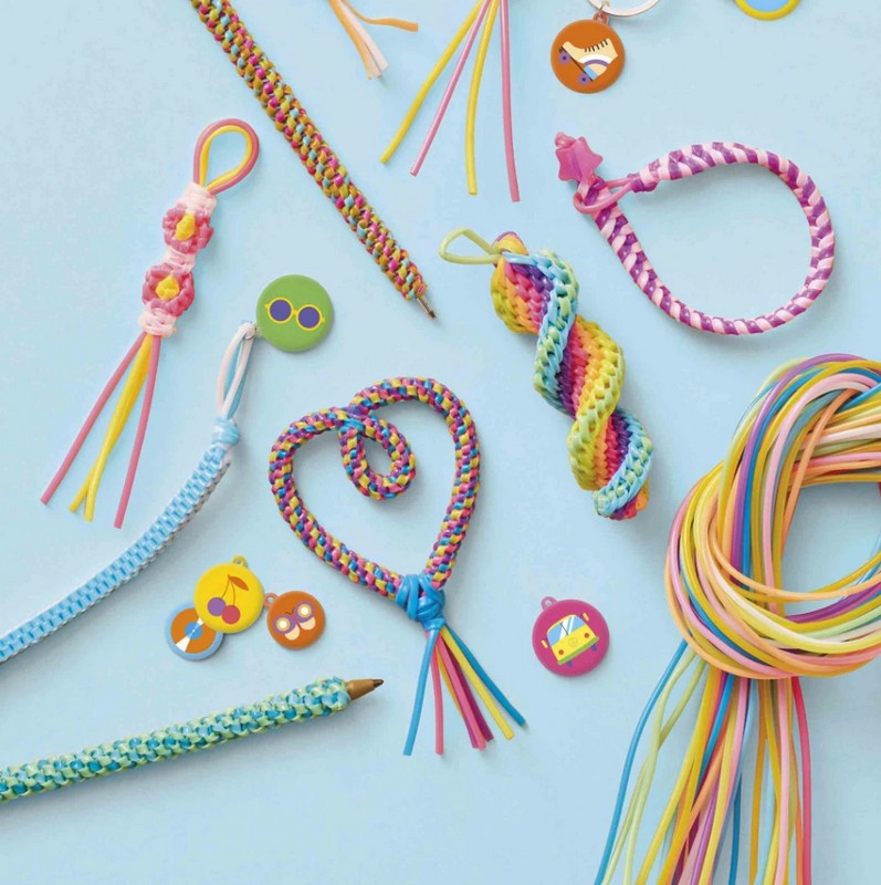 Set scoubidou fai da te per bambini dai 7 anni in su